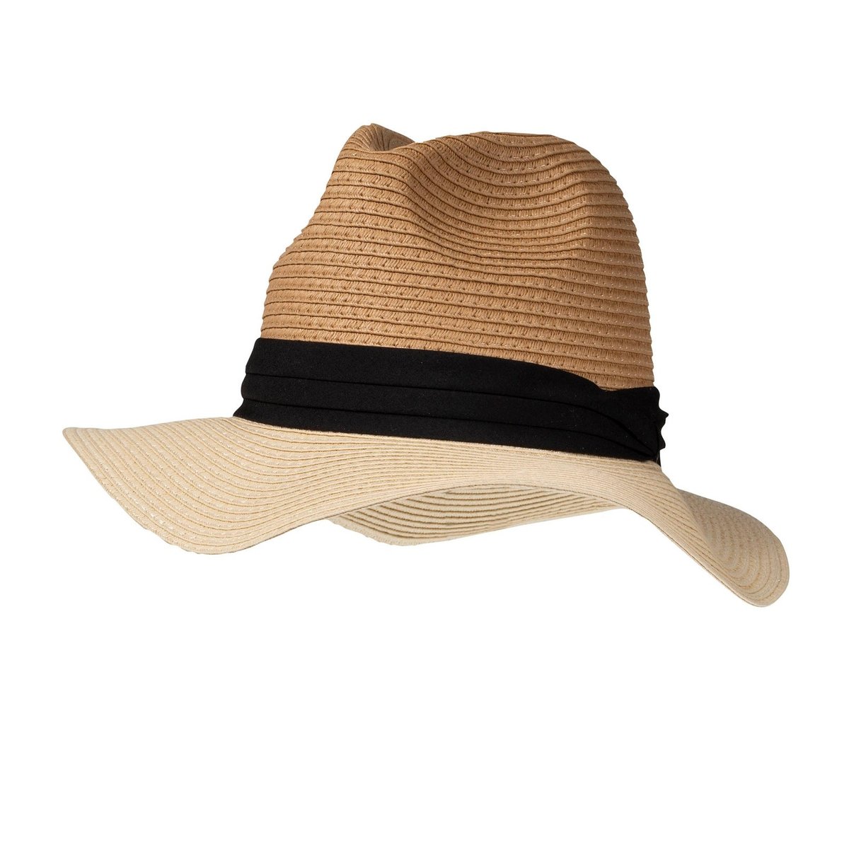 Chapeau bande noire, ajustable tour de tête noir noué noir, ISOTONER
