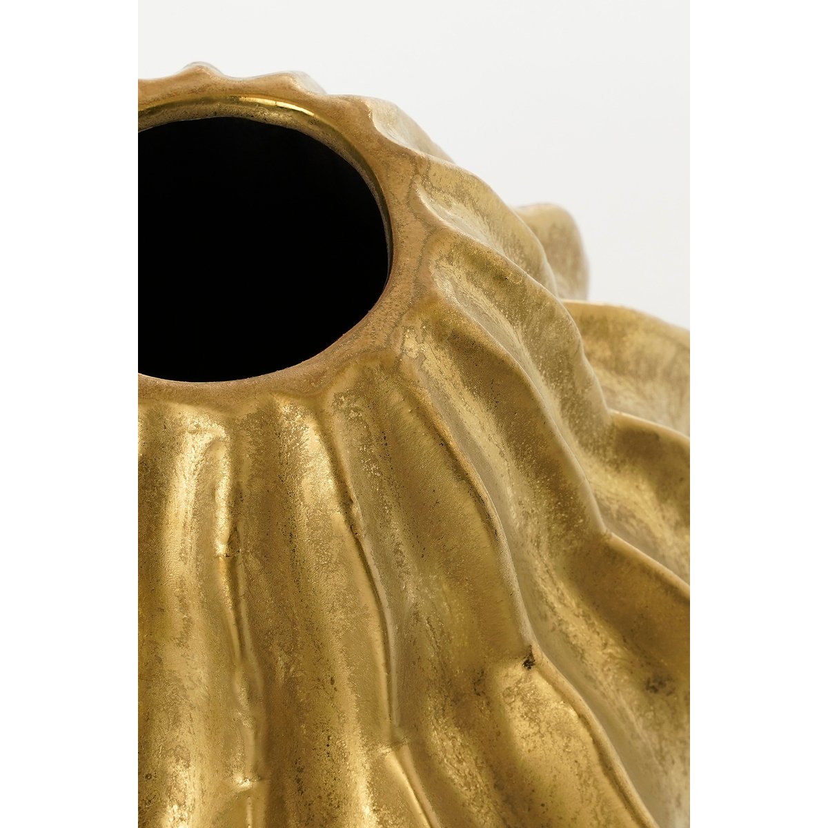 Vase texturé ALTEA or, MICA DECORATIONS