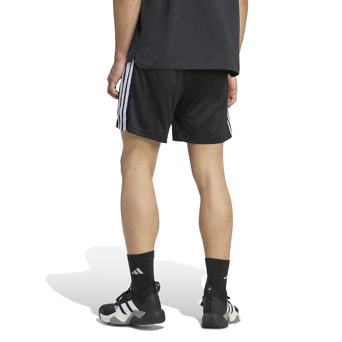 Short piqué 3 bandes, WORKOUT ESSENTIALS noir, adidas Performance