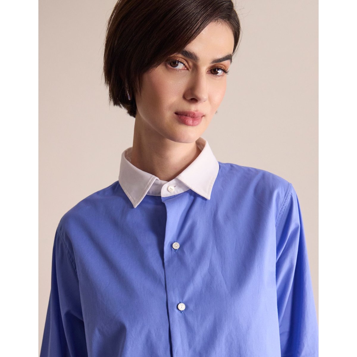 Chemise Blair bleu, INES DE LA FRESSANGE PARIS