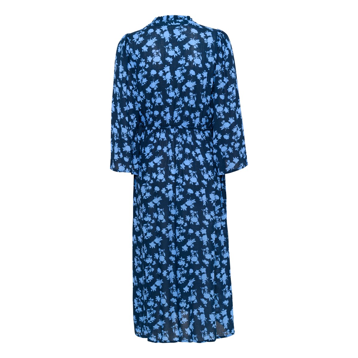 Dress bleu floral midnight m./ebbe&flow flower, KAFFE
