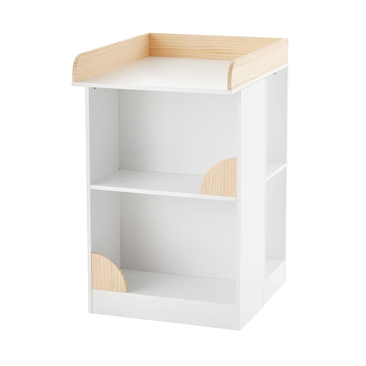 Table à langer transformable LIGNE ECLIPSE blanc, VERTBAUDET