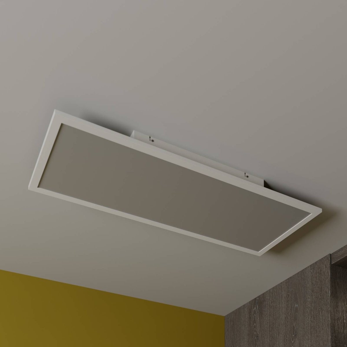 Plafonnier  moderneLED, Luay blanc, LINDBY