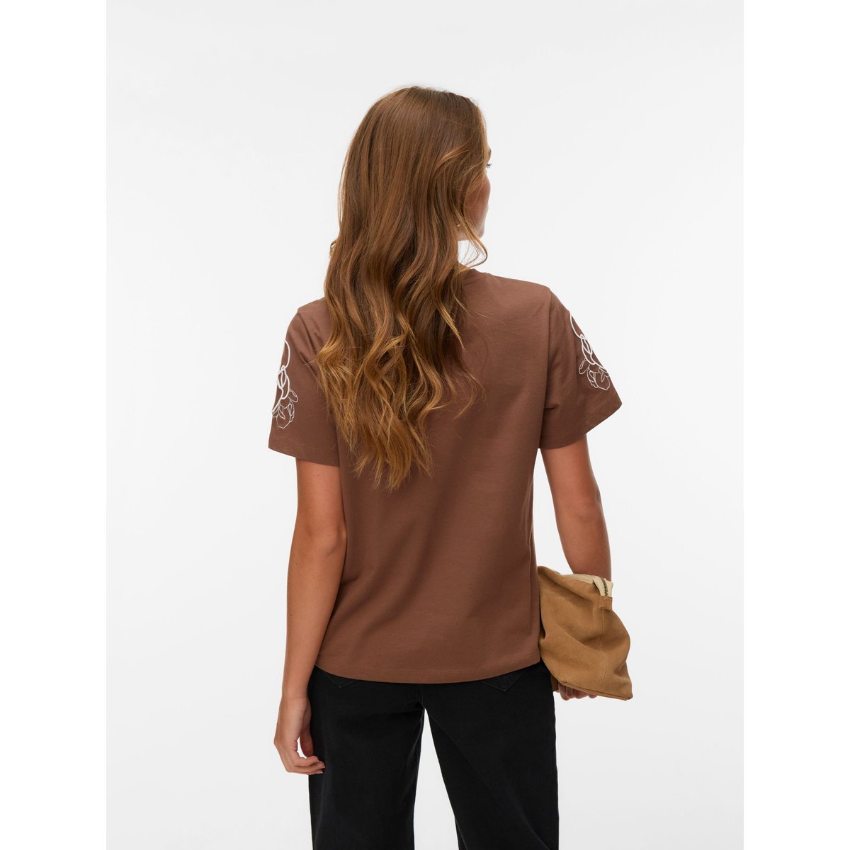 T-Shirt cocoa brown, VERO MODA
