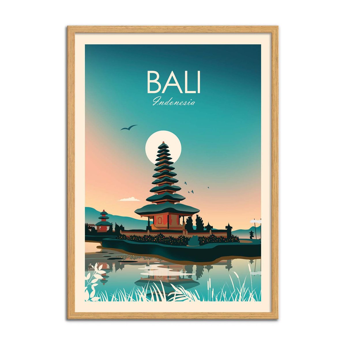 Affiche d'art - Bali Indonesia - Studio Inception affiche d'art, WALL EDITIONS