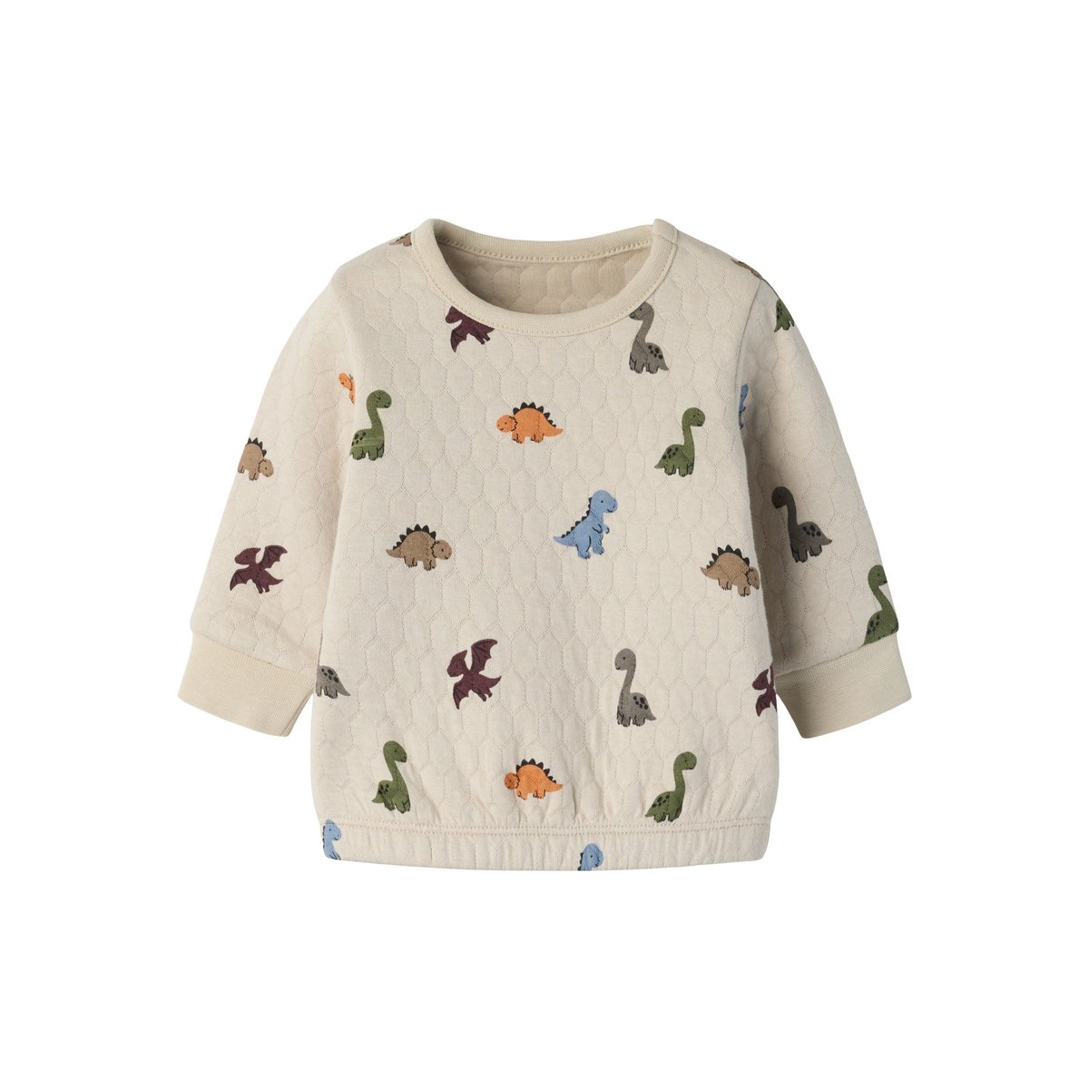 Sweat-Shirt blanc - peyote melange1, NAME IT