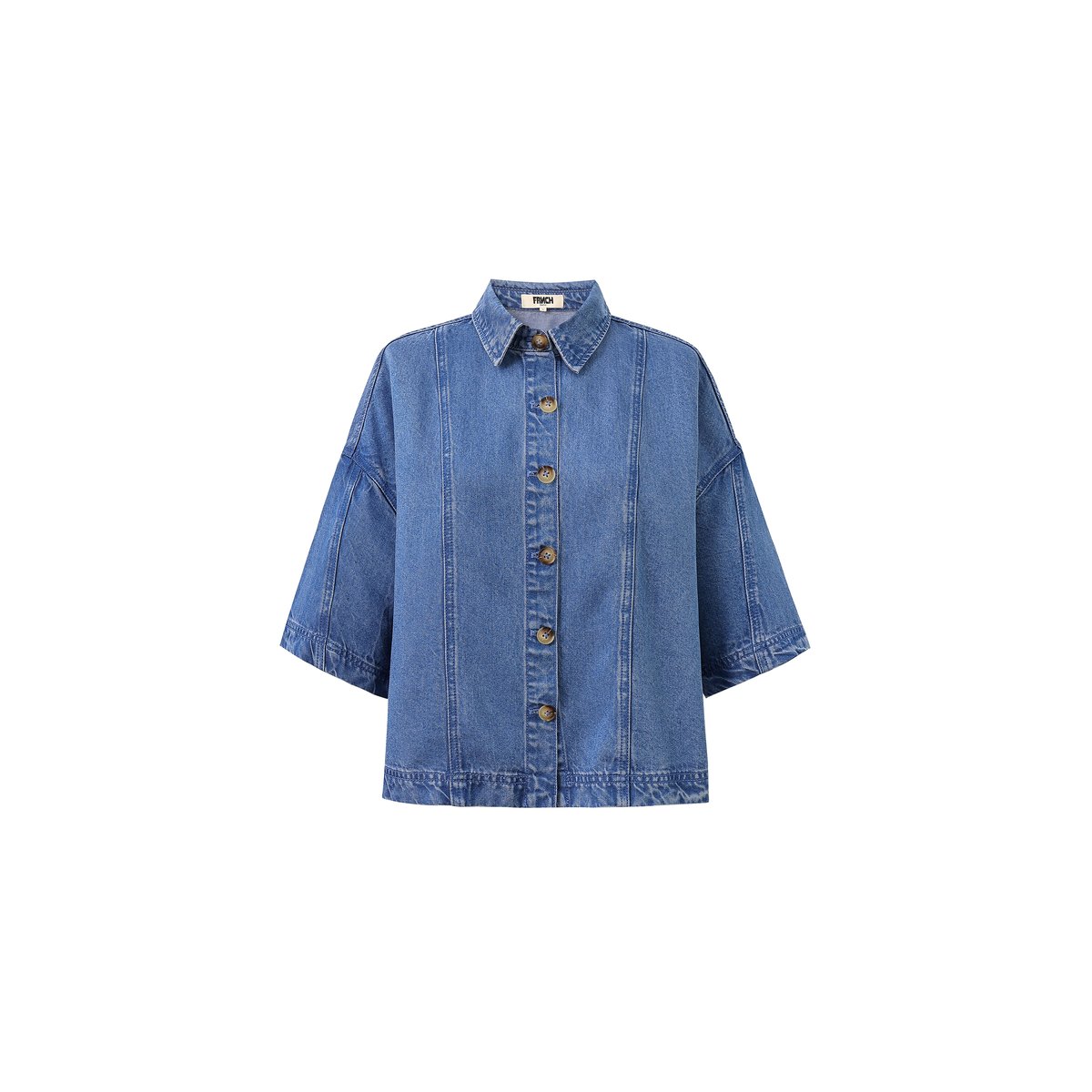 Chemise  LENORA bleu jean, FRNCH