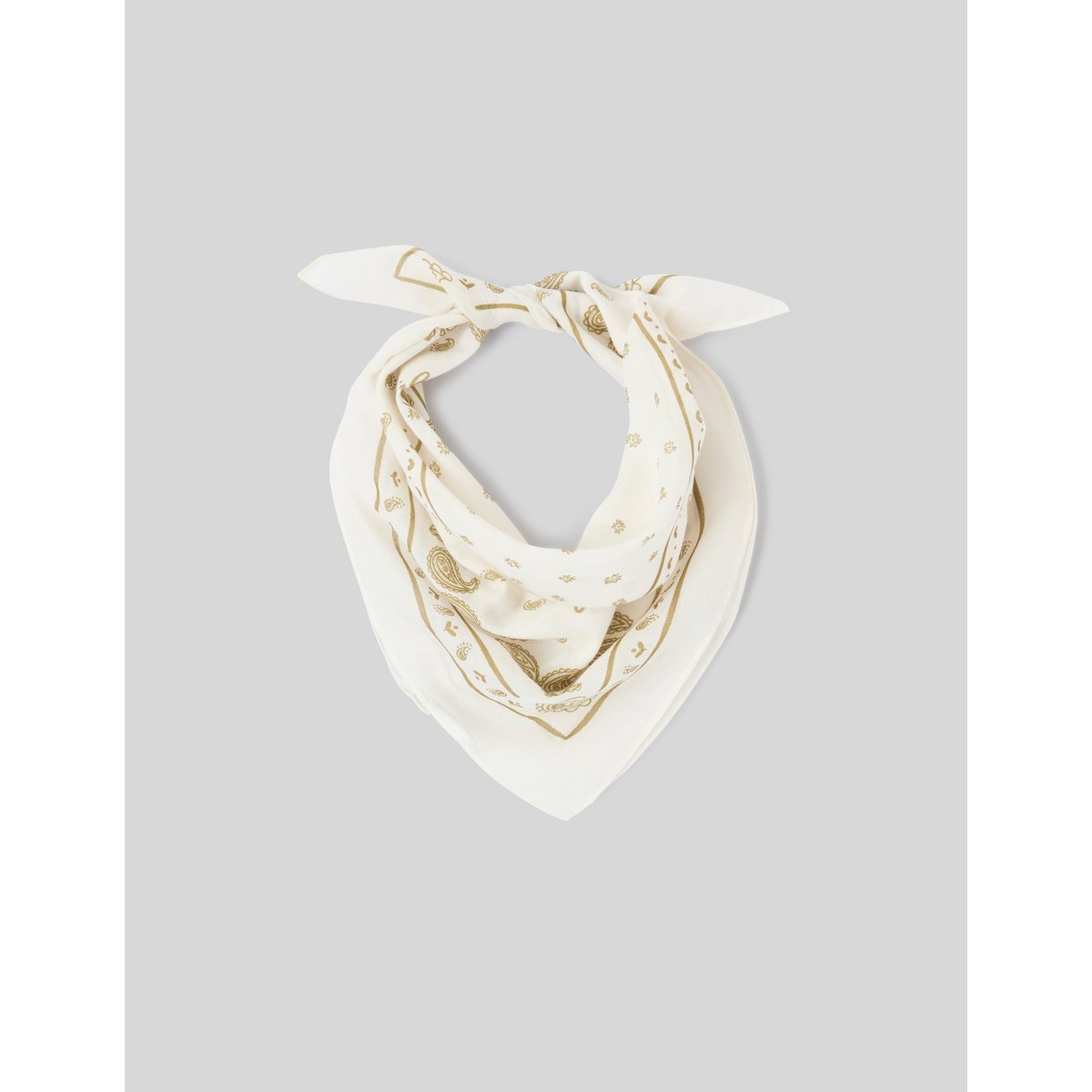 Foulard imprimé ecru, BZB