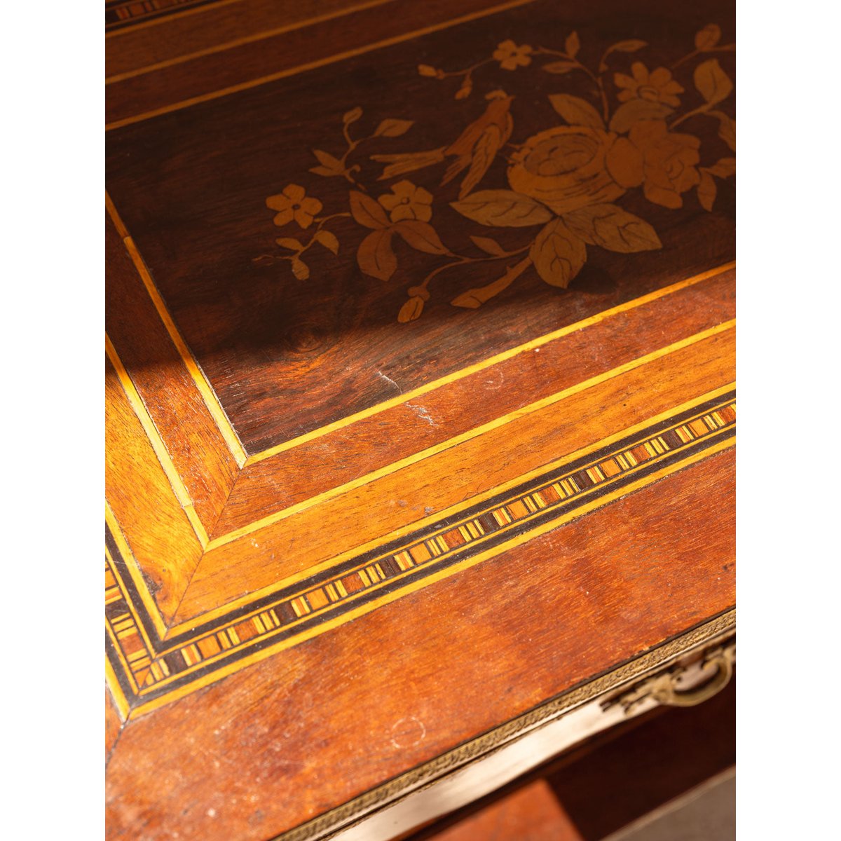 Coiffeuse Napoléon III en bois Louise N°322 - Bon état bois foncé, DEBONGOUT