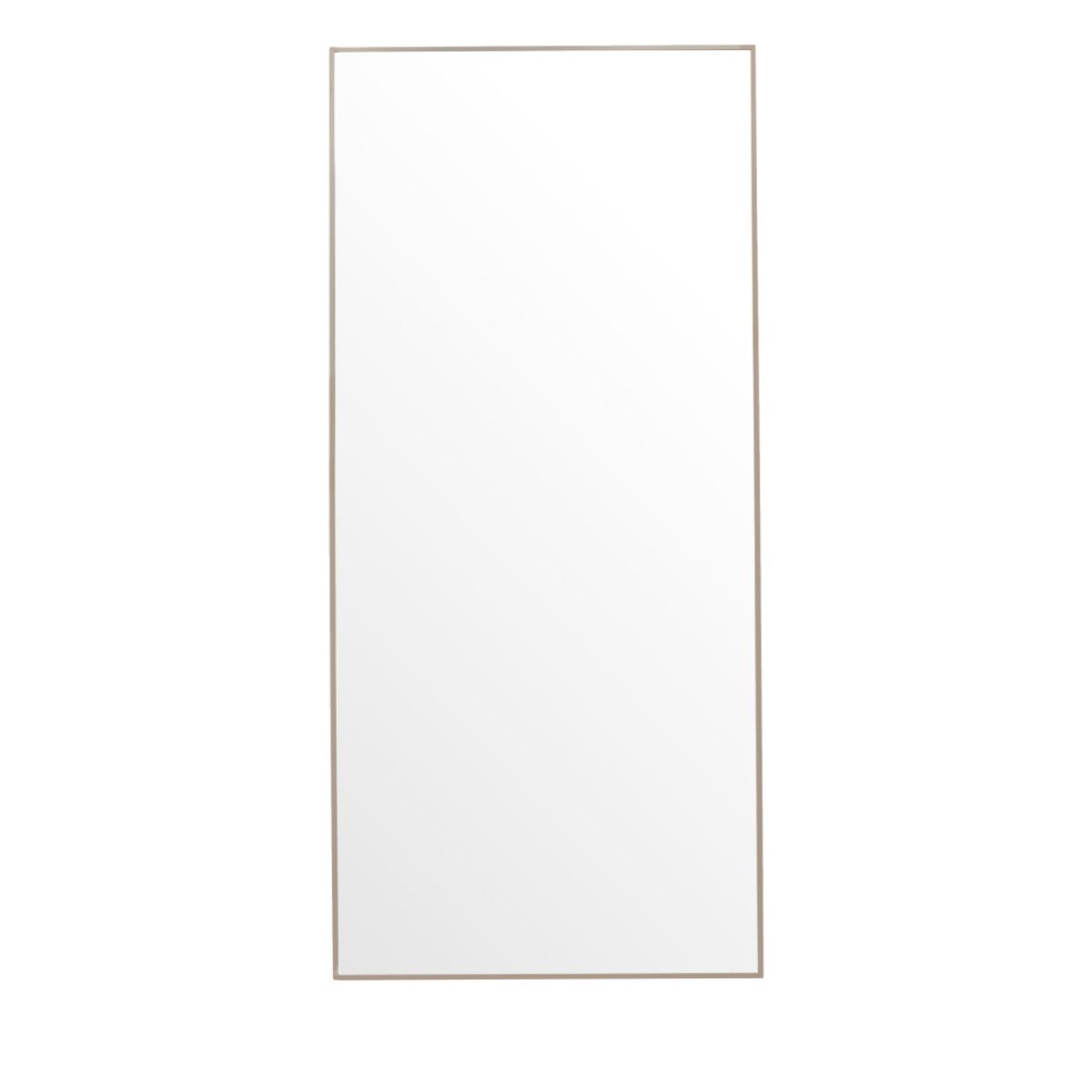 Miroir rectangulaire en aluminium 85x190cm- ORLANDO beige, VENTURE HOME