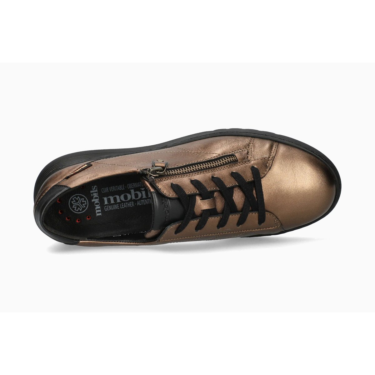 Baskets en cuir TAMYA marron 5143, MEPHISTO