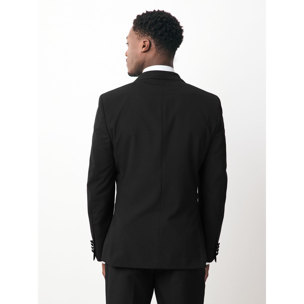 Smoking coupe slim : veste noir, NEXT