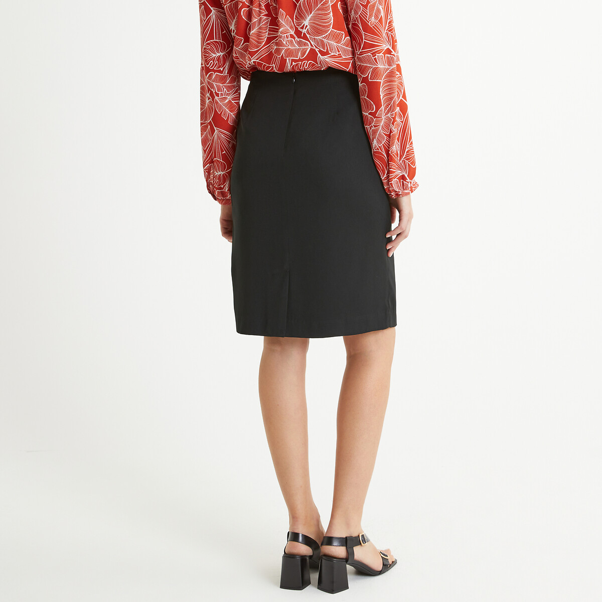 Straight Skirt black, ANNE WEYBURN