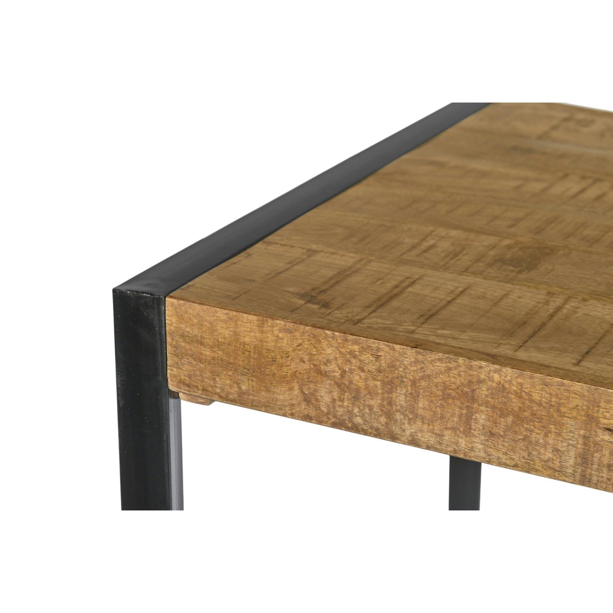 Table haute bois métal à tendeurs 140 cm KARGO bois naturel, PIER IMPORT