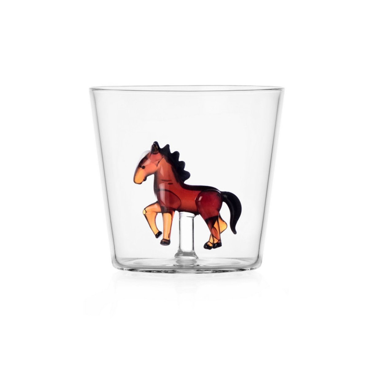 Verre à eau cheval  ANIMAL FARM Horse marron, ICHENDORF