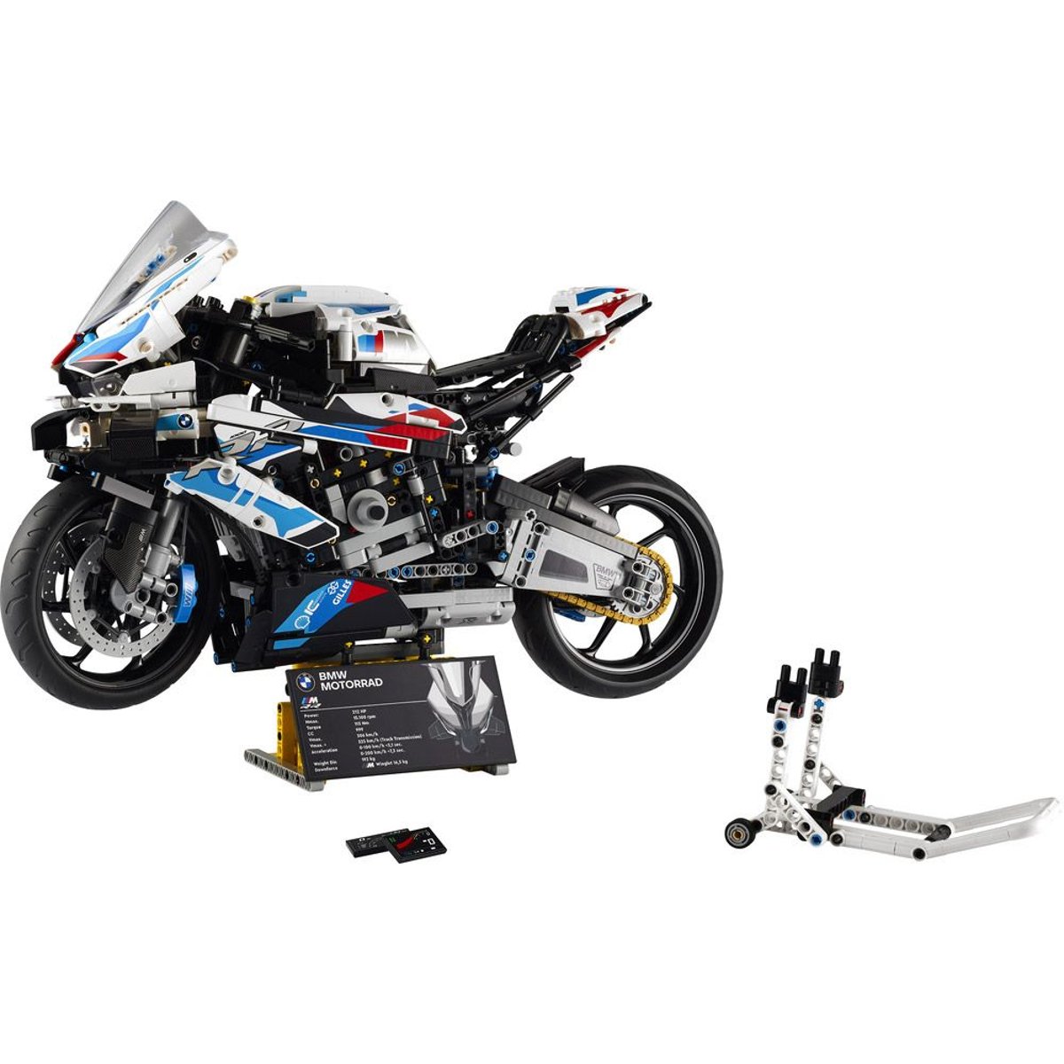 LEGO Technic - Réplique de la BMW M 1000 RR - Modèle 42130 rouge, blanc et bleu, LEGO
