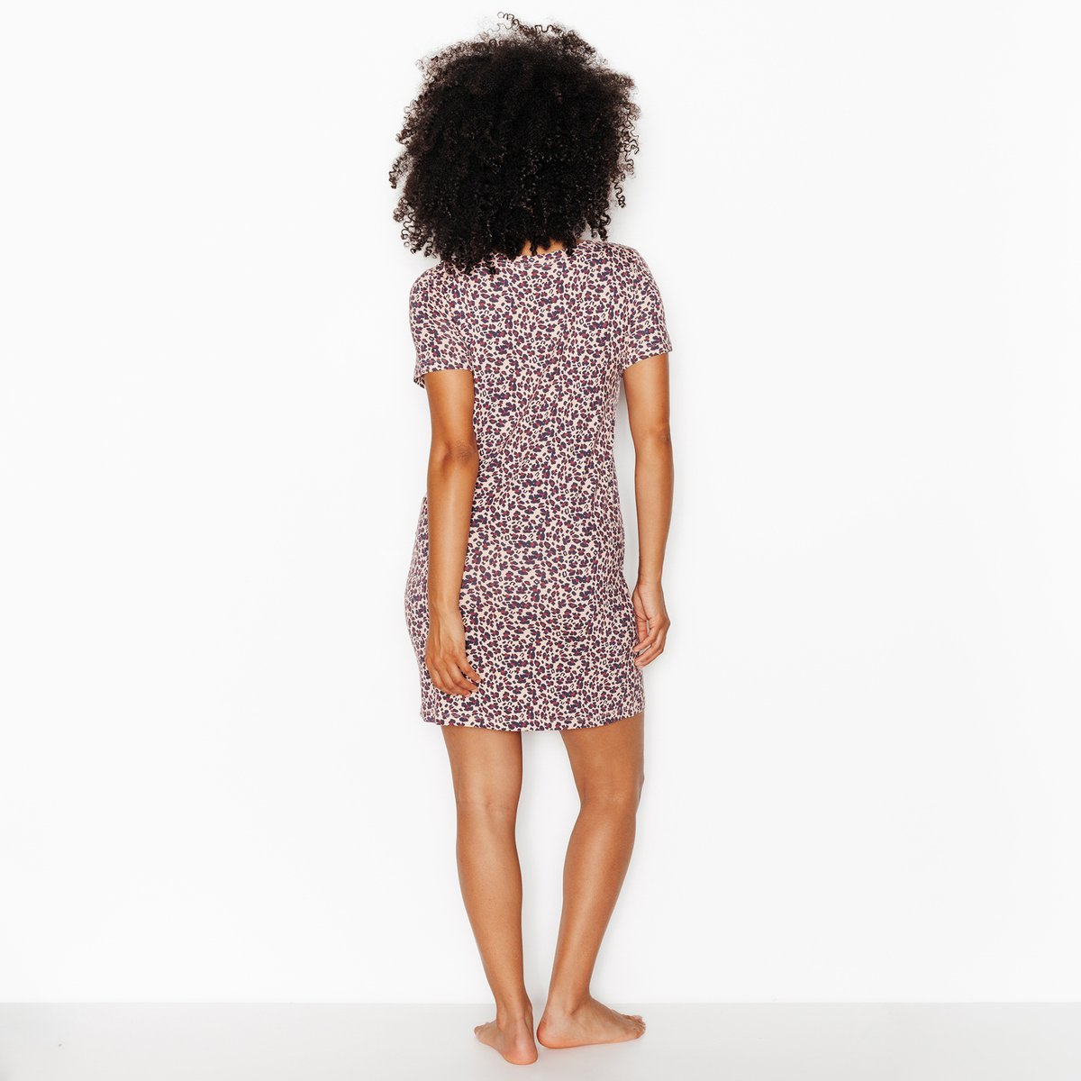 Chemise de nuit / liquette CAMILLE multico rose, ROUGEGORGE LINGERIE