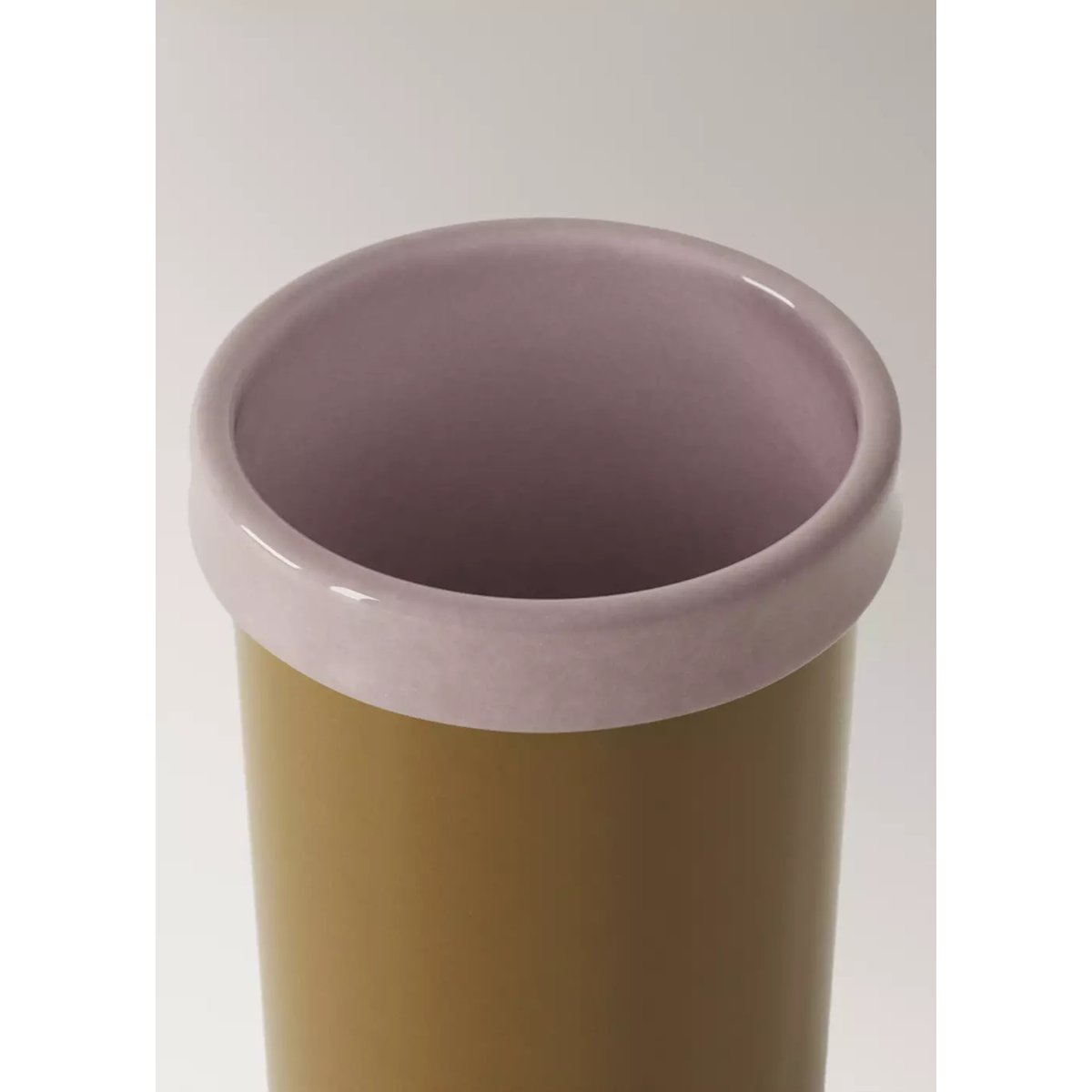 Vase 100 % cristal bicolore marron, MANGO HOME