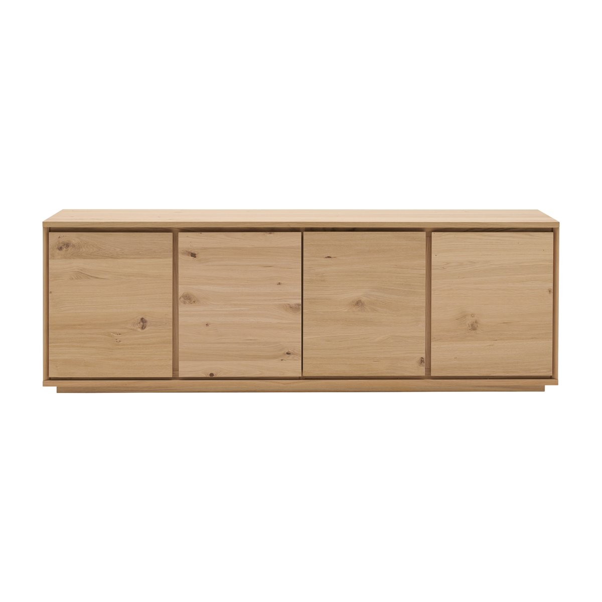 Buffet bois 4 portes - ALBIN bois clair, CAMIF
