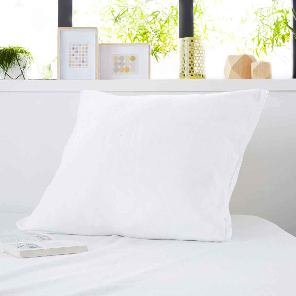 Protège oreiller absorbant (lot de 2) blanc, SWEET HOME