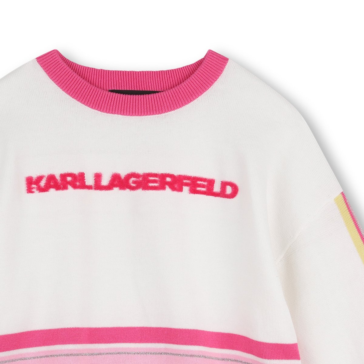 Pull à manches longues rose rose, KARL LAGERFELD KIDS