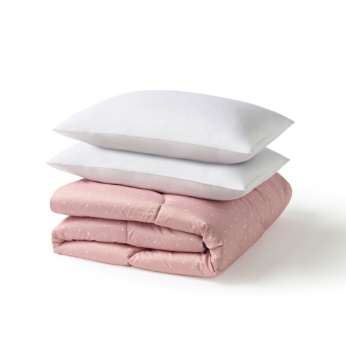 10.5 Tog Coverless Duvet Set Starry Night pink, NIGHT LARK