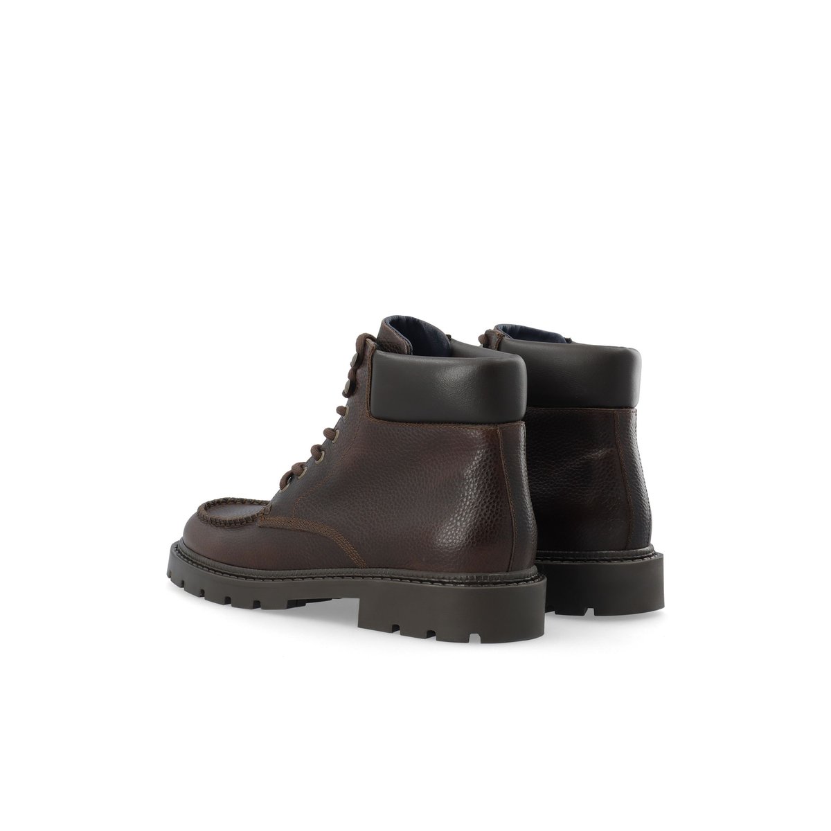 Bottes À Lacets darkbrown1, BIANCO