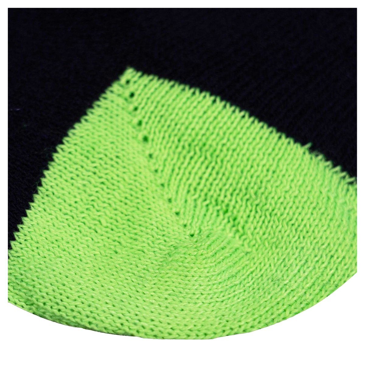 Lot de 12 paires de chaussettes à orteils et talon contrastés noir / multicolore, FLOSO