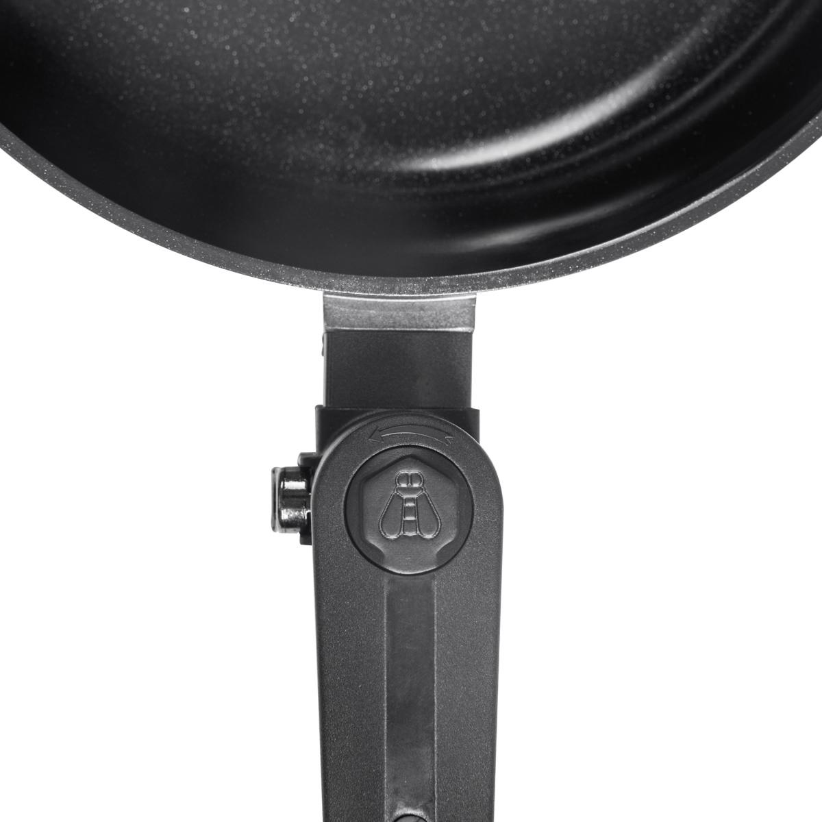 Poêle avec manche repliable - Transformer couleur unique, LAGUIOLE CUISSON