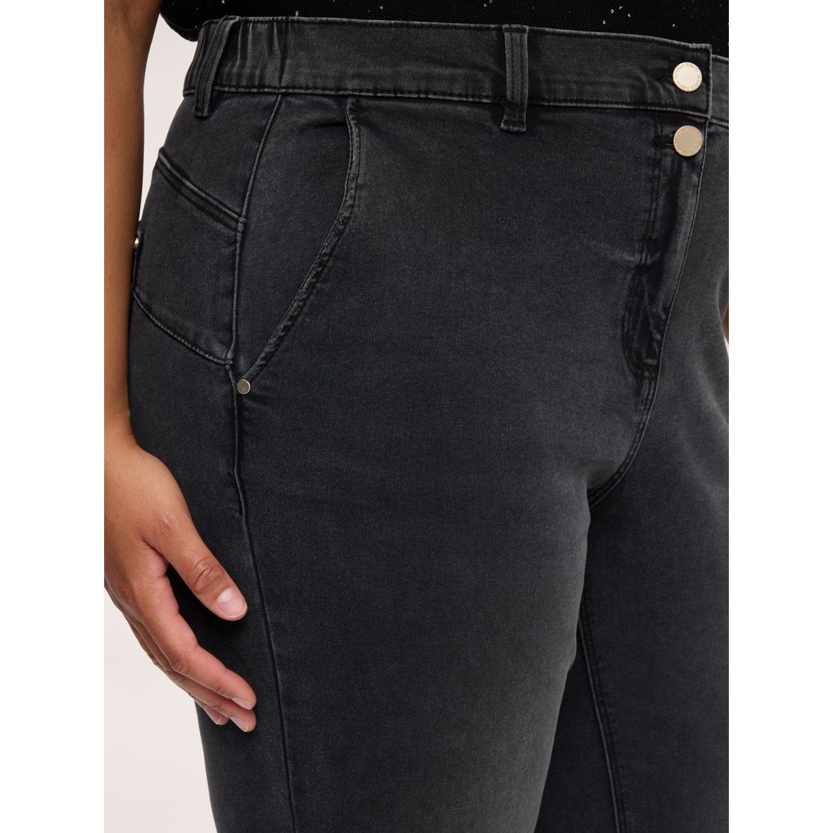 Jean Balloon lavage black noir, FIORELLA RUBINO