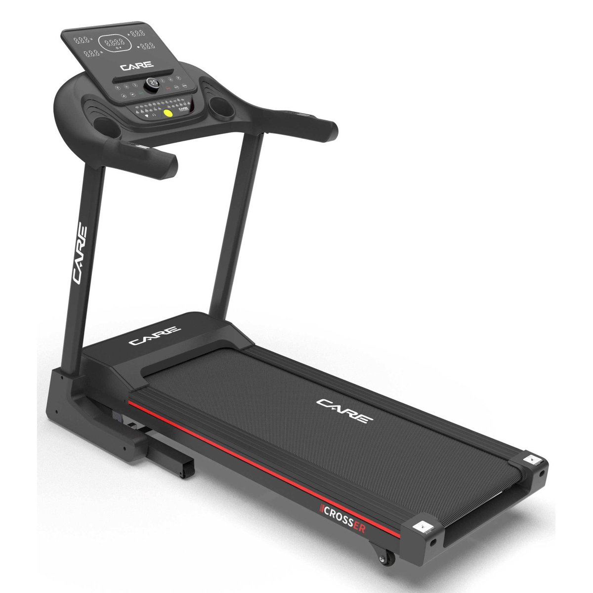 Tapis de course connecté - 18km/h - CARE - CROSSER - KINOMAP noir, CARE FITNESS