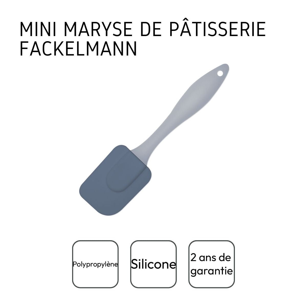 Ensemble de 2 Mini spatules ELEMENTAL bleu, FACKELMANN