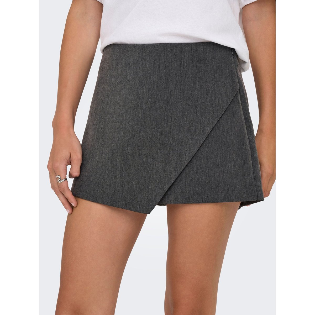 Jupe dark grey melange, ONLY