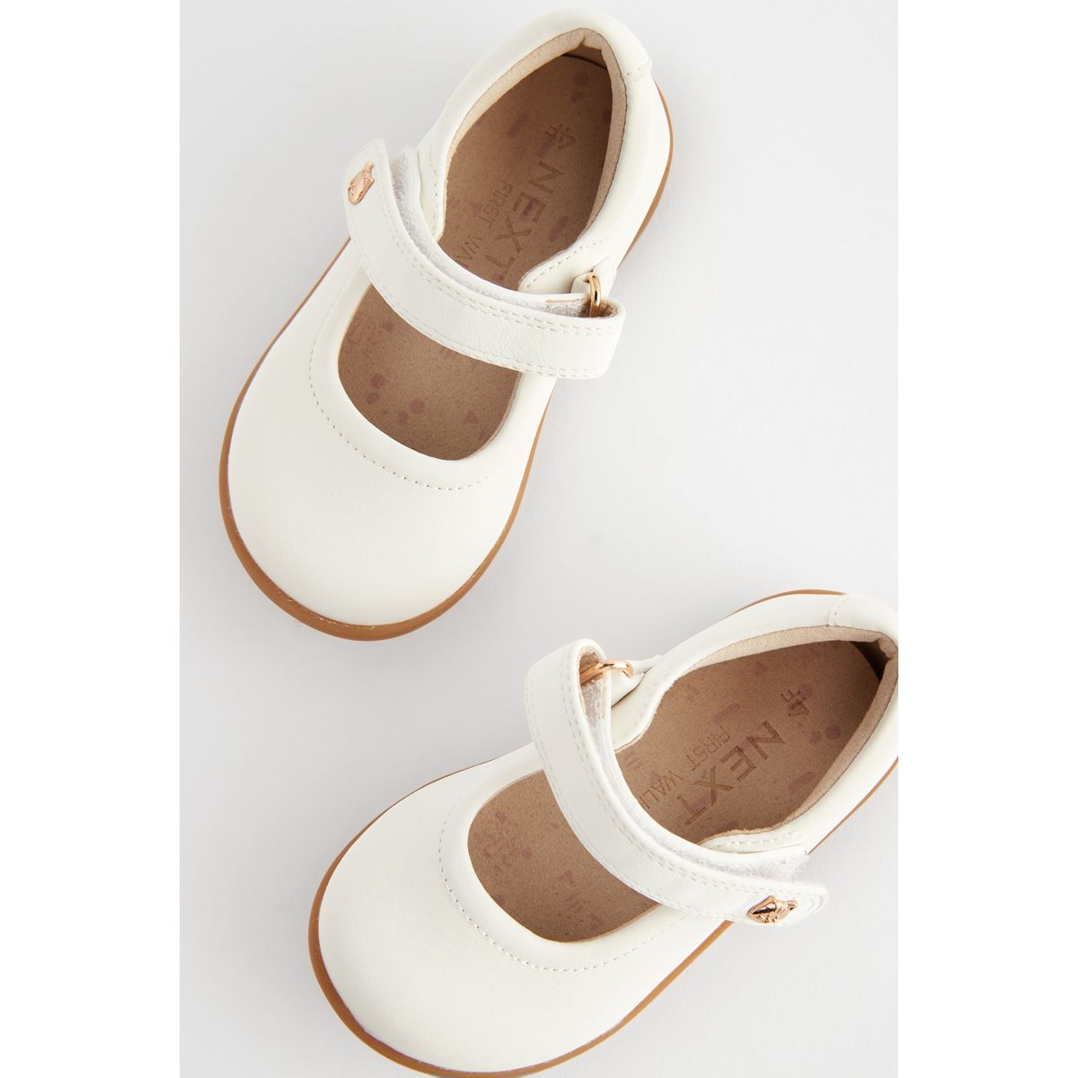 Babies premiers pas bout rond confortables blanc, NEXT
