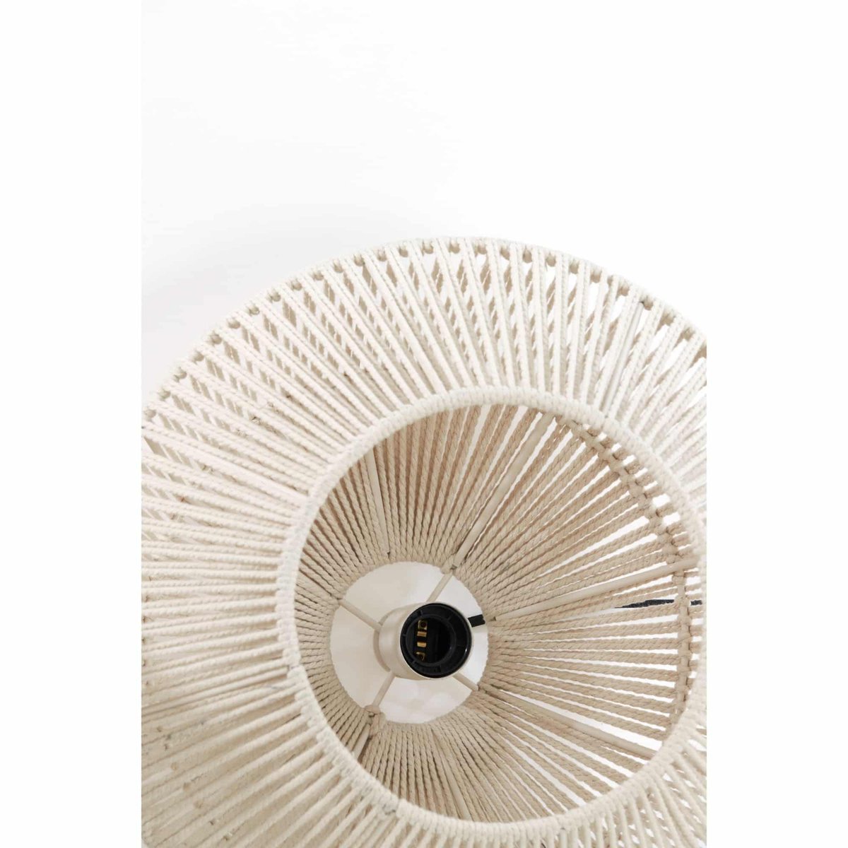 Lampe Suspendue Métal DEYA crème, LIGHT & LIVING