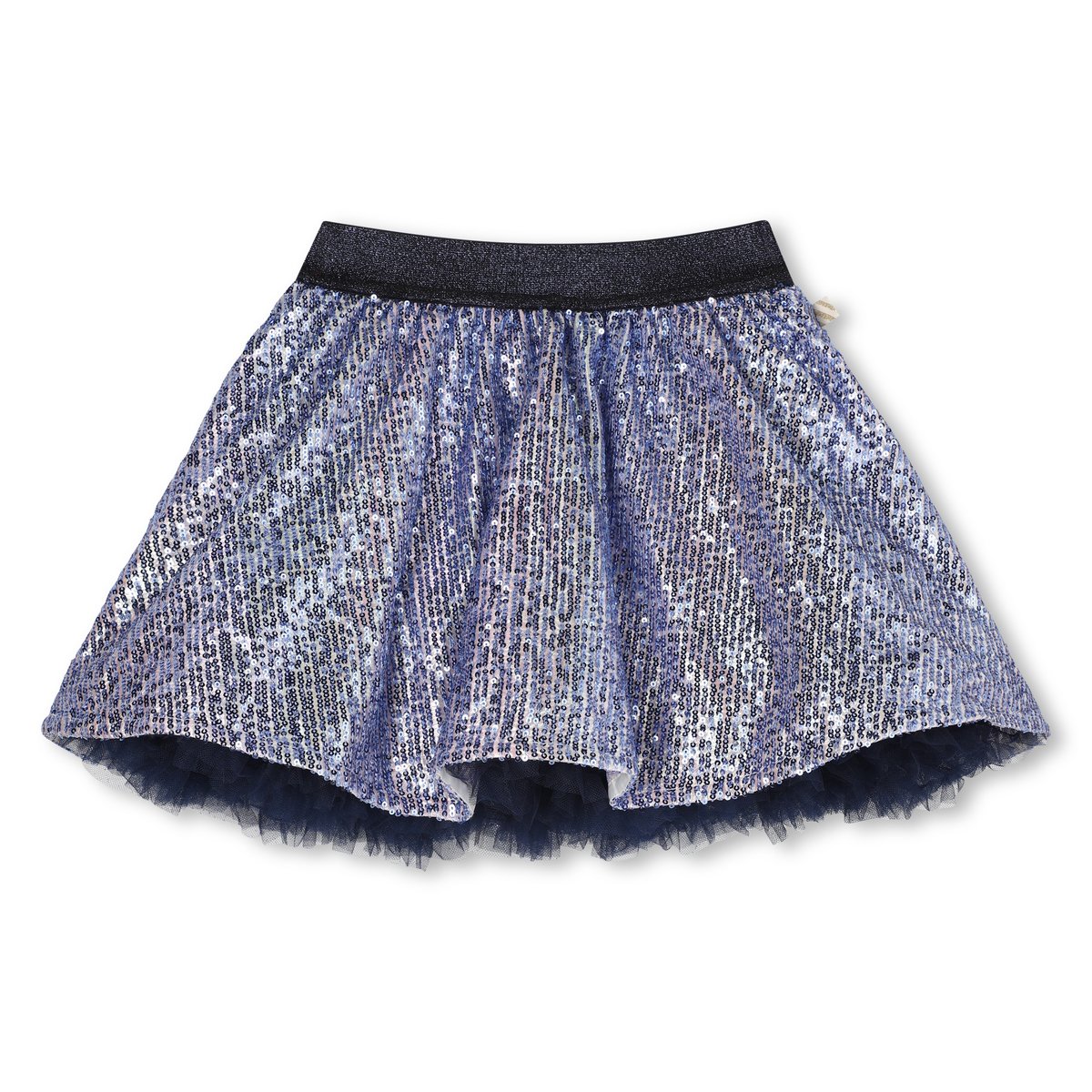 Jupe ornée de paillettes doublées multico, BILLIEBLUSH