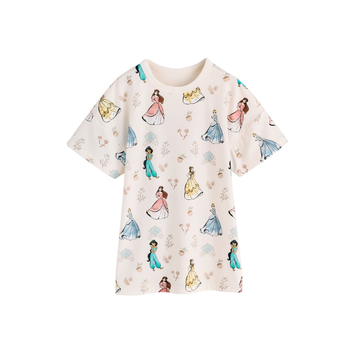 Chemise de nuit princesse, lot 2 rose/blanc, NEXT