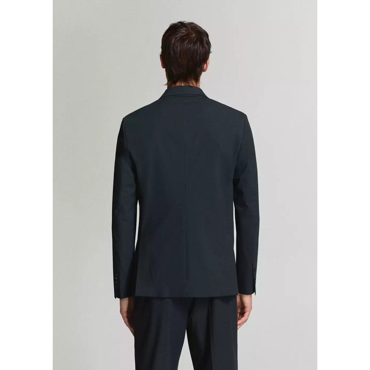 Veste de costume Boston coupe regular croisée bleu marine, MANGO MAN
