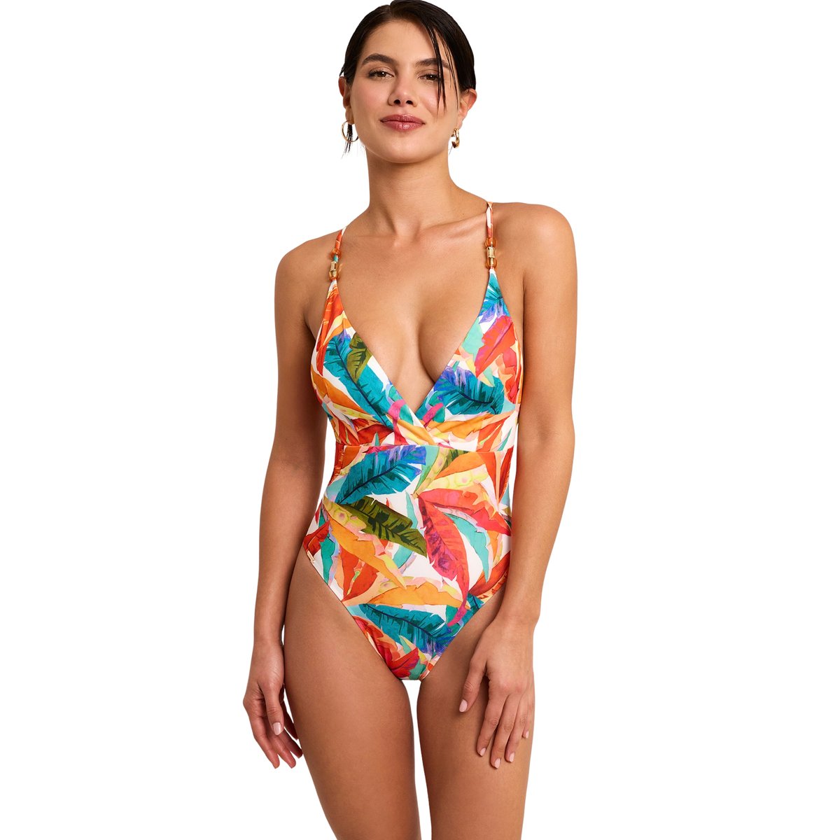 Maillot de bain une pièce triangle préformé OASIS blanc, SELMARK MARE