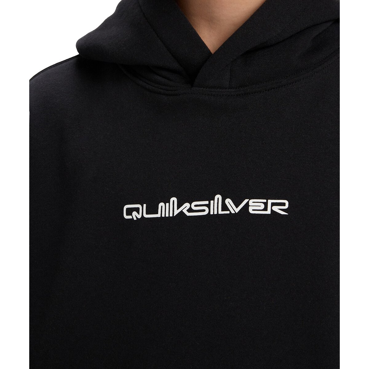 Sweat à capuche, molleton gratté noir, QUIKSILVER