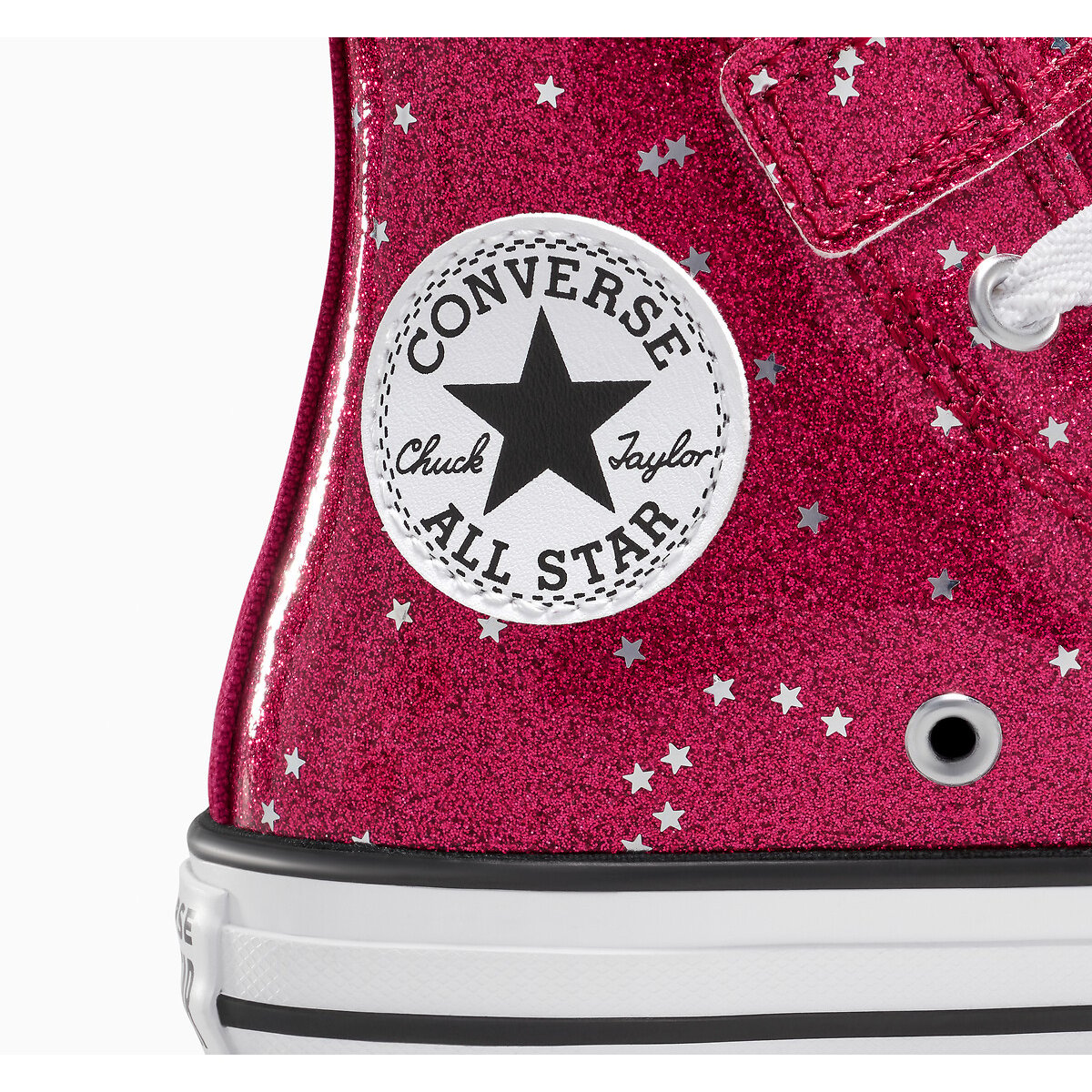 Baskets Chuck Taylor All Star Varsity Glitter berry, CONVERSE