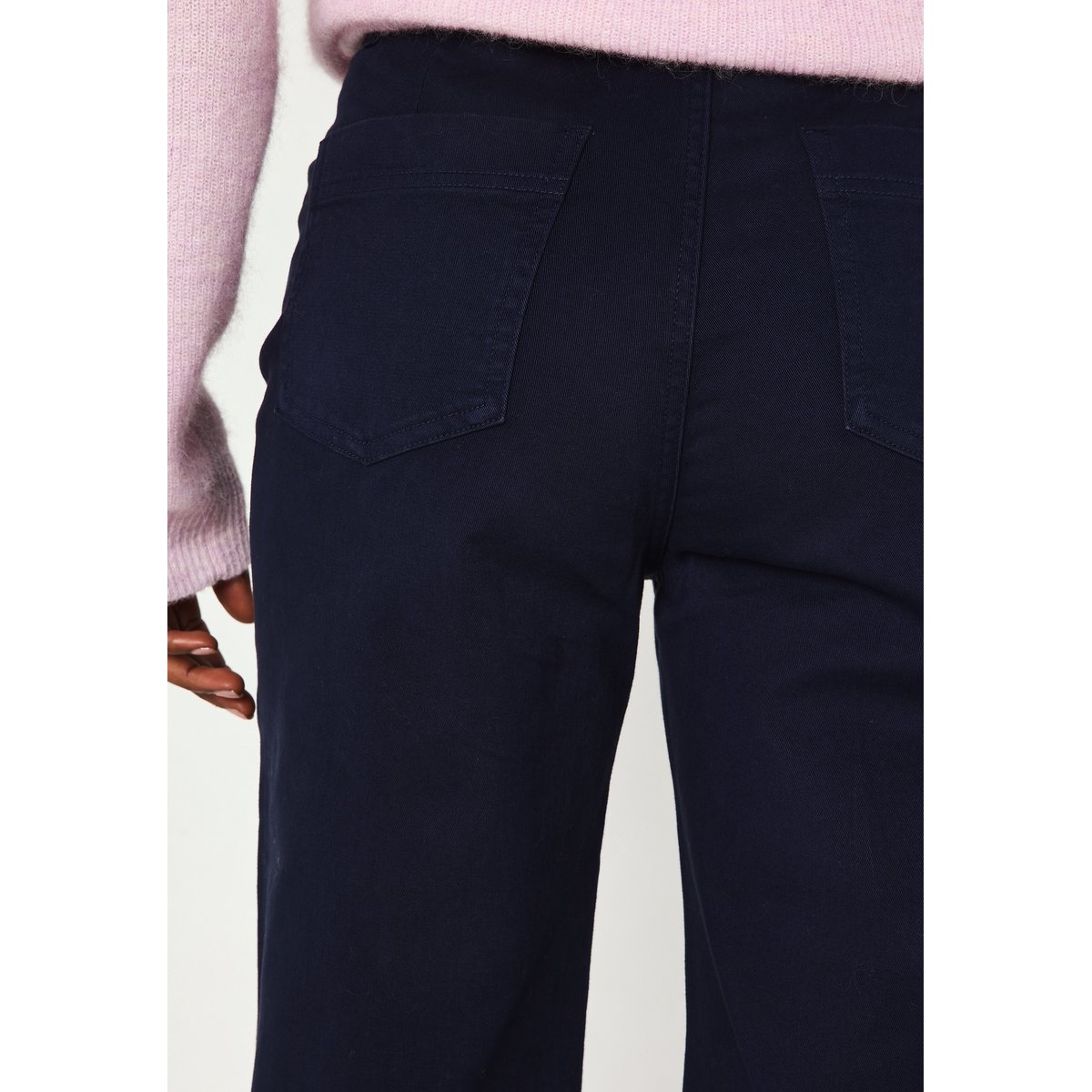 Pantalon large TIAGO marine, Maison 123