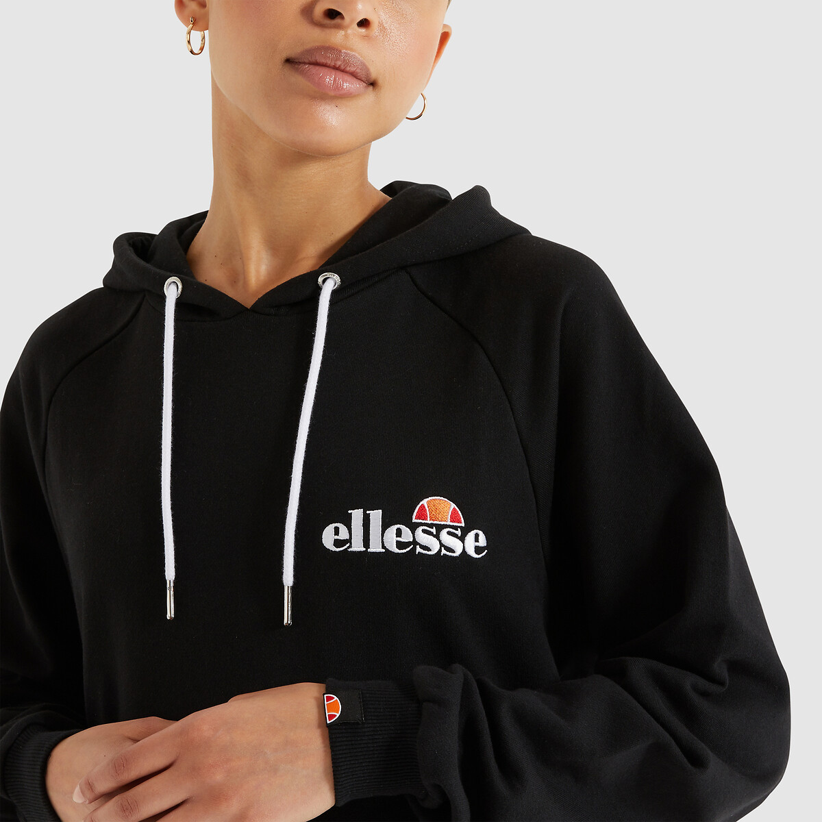 Robe sweat à capuche noir, ELLESSE