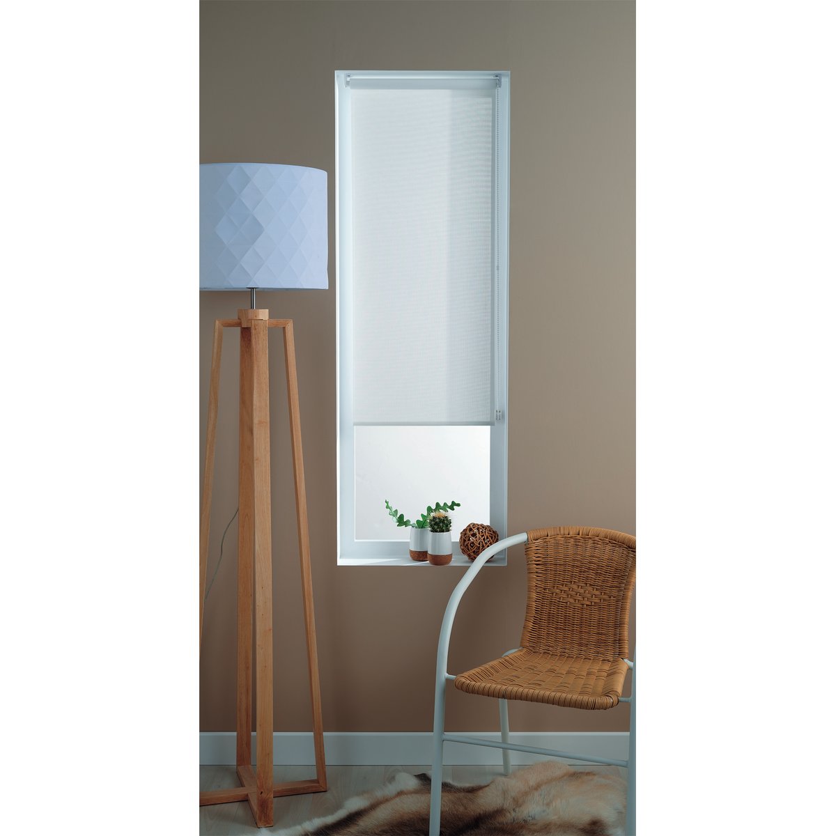 Store enrouleur screen, NO SERIE blanc, INSPIRE