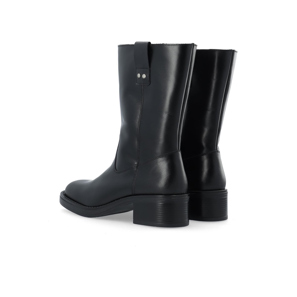 Bottes En Cuir noir - black, BIANCO