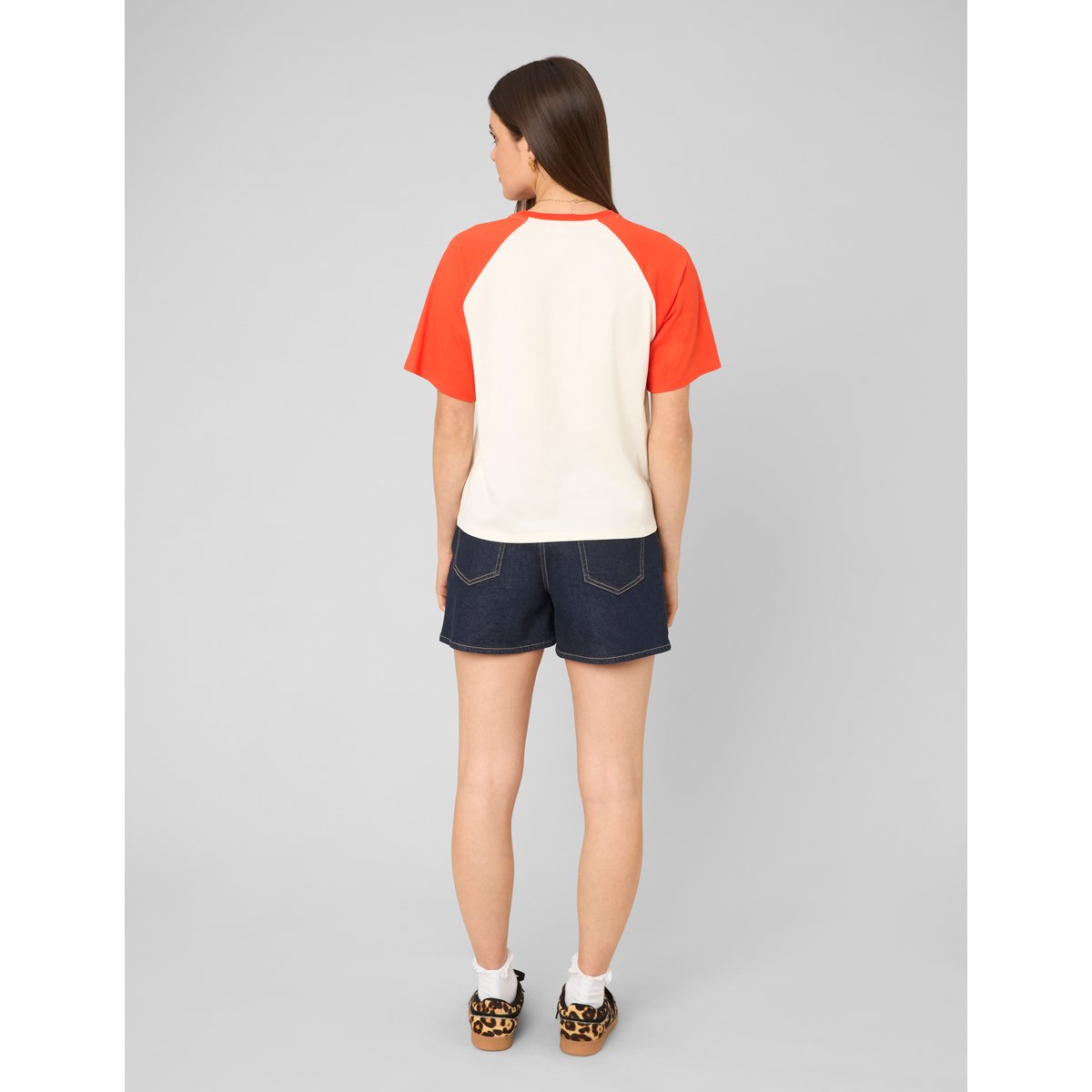 T-shirt raglan rouge, BZB