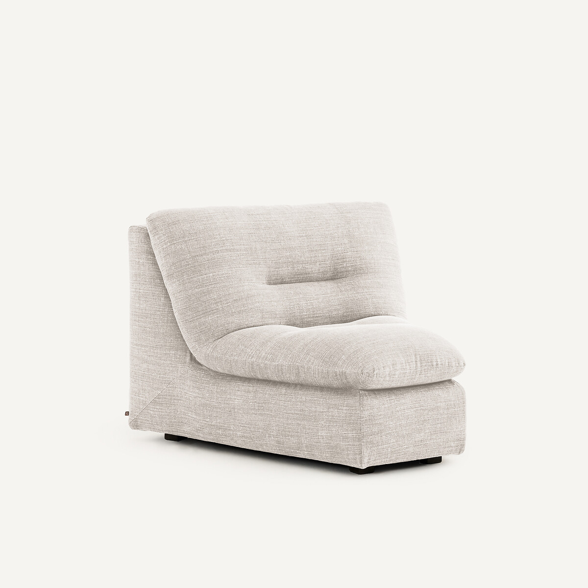 Modulares Ecksofa aus Leinen und Baumwolle, GIULIANO beige, AM.PM
