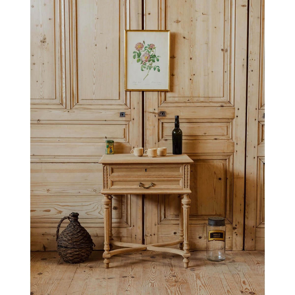 Meuble d'appoint en bois Gilbert N°1557 - Bon état bois clair, DEBONGOUT