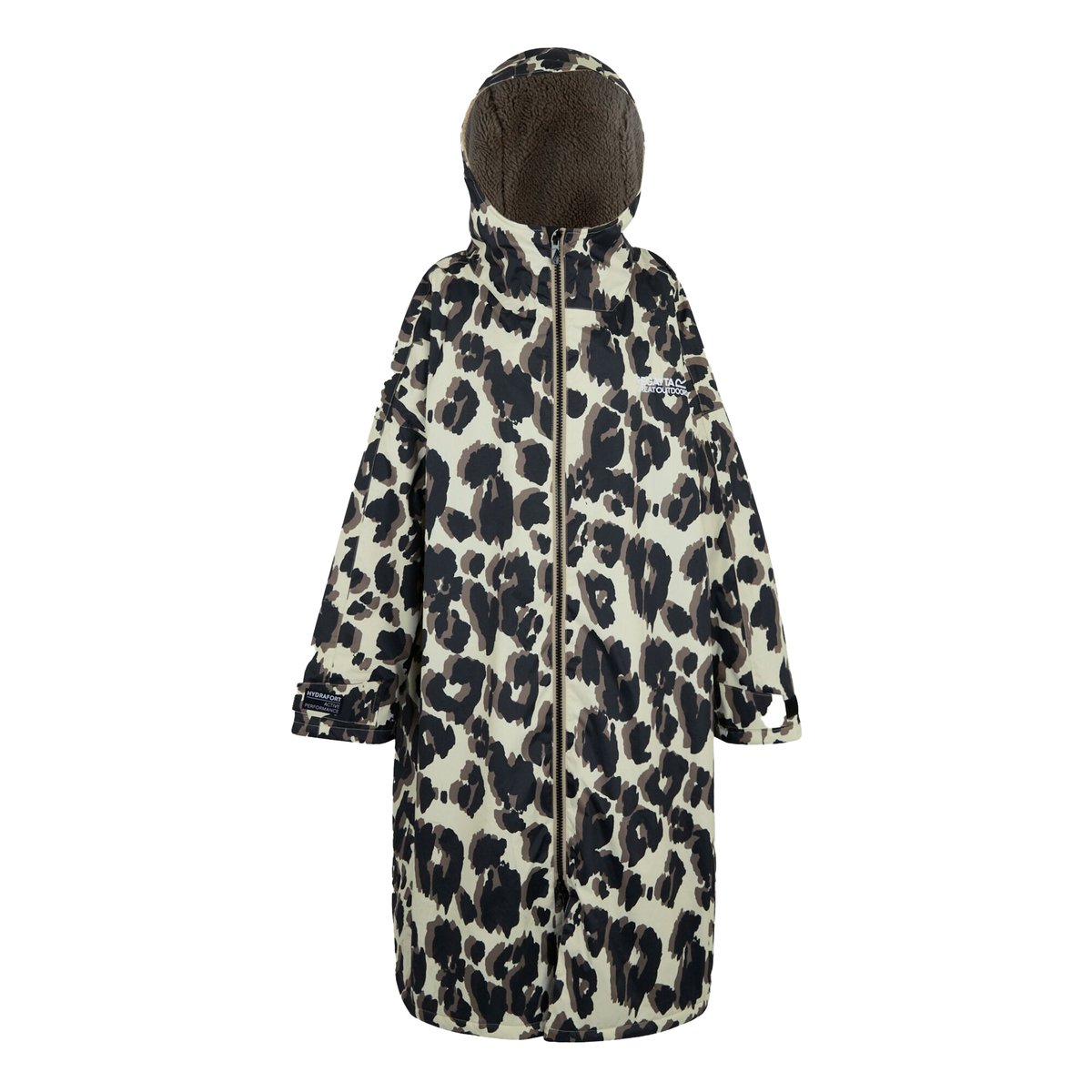 Peignoir à langer imperméable motif/style imprimé léopard multicolore, REGATTA