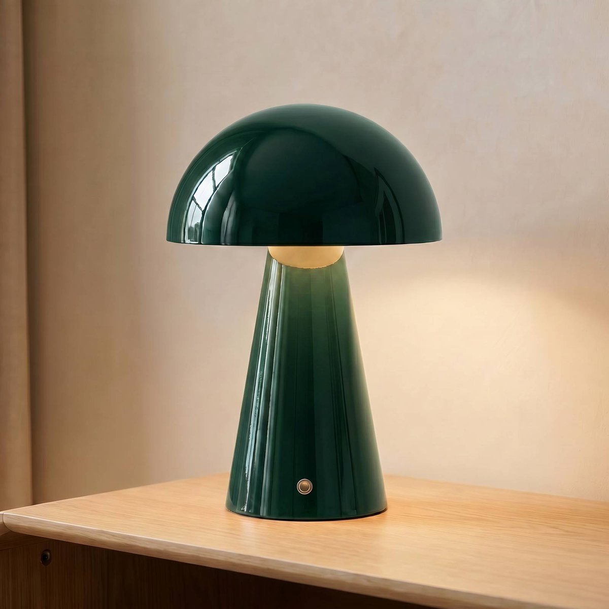 Lampe à poser en métal moderneLED, Nevijo vert, LINDBY